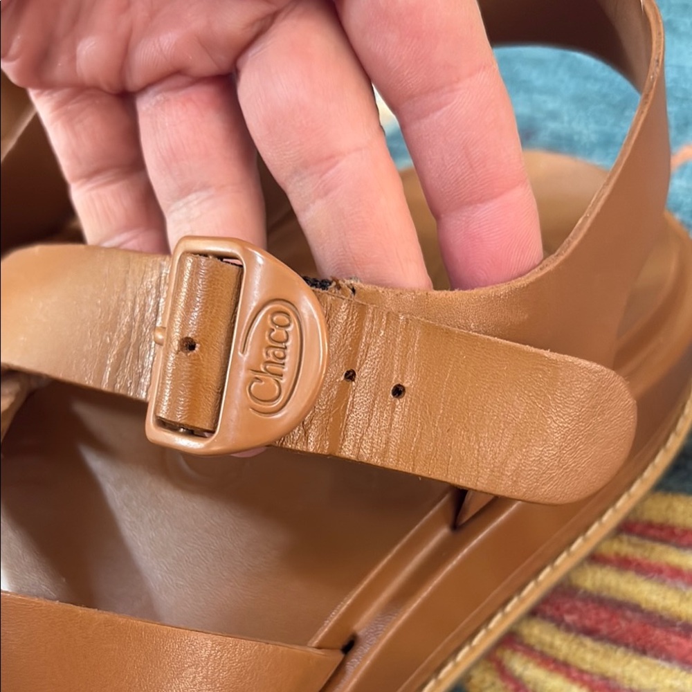 Chaco Townes Leather Sandals 11 - Picture 7 of 8